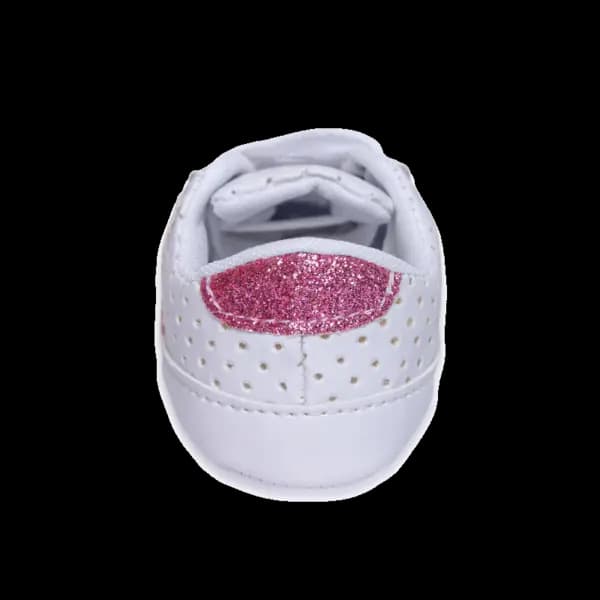 Tenis Starzinho Vision Branco com Glitter Rosa - foto 4